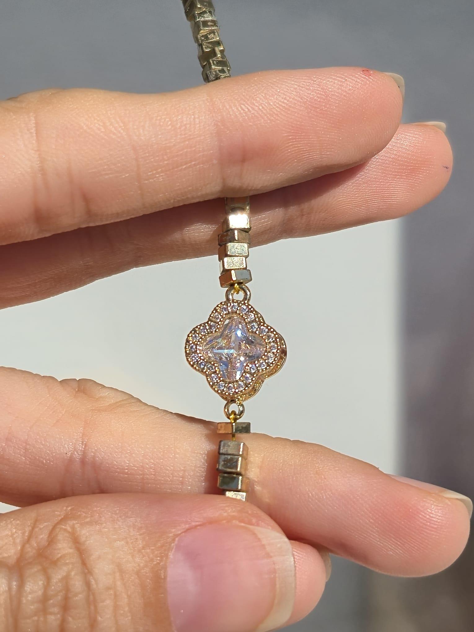 Mozaik Çiçek Bileklik