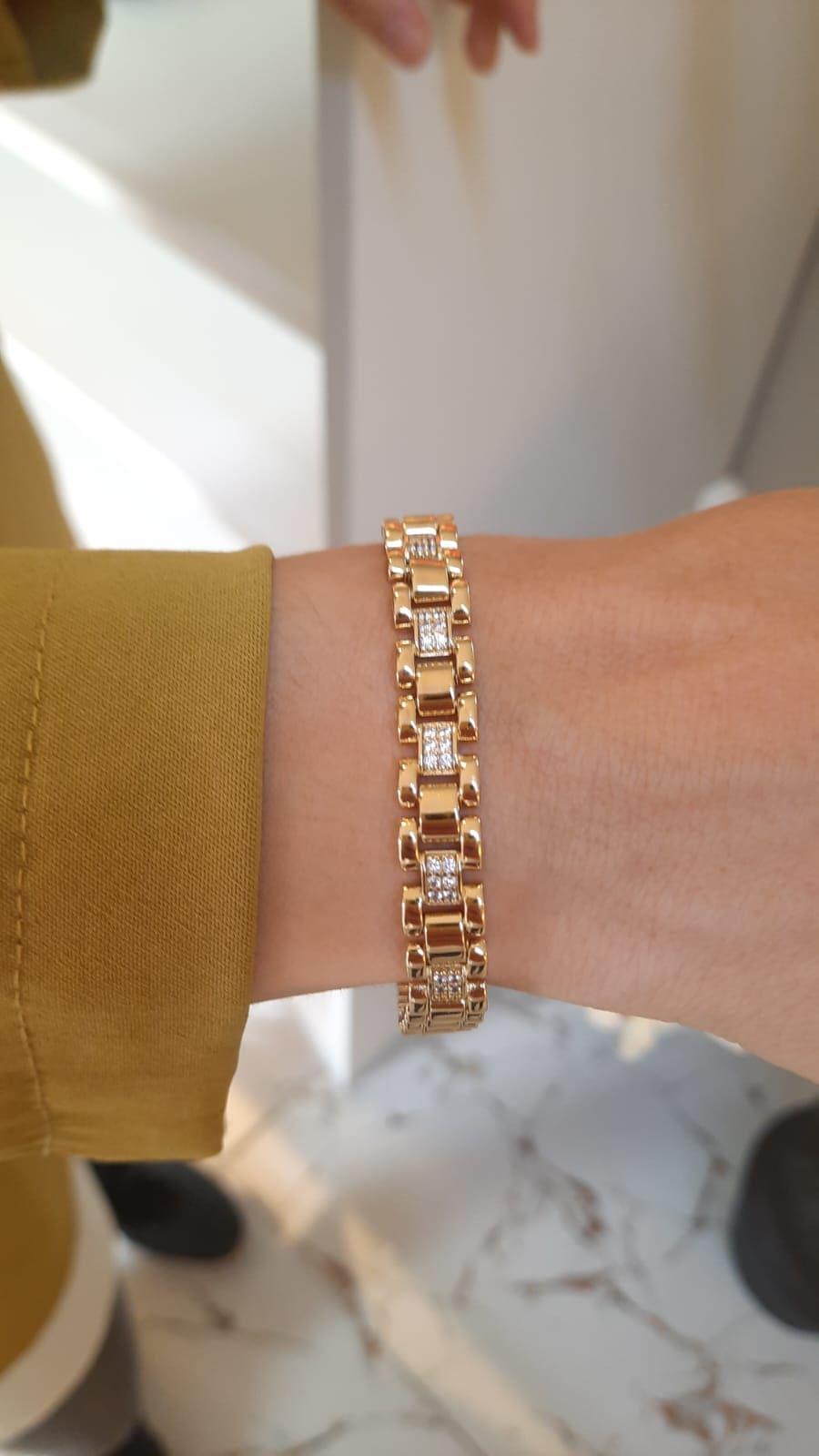 TAŞLI KORDON BİLEKLİK