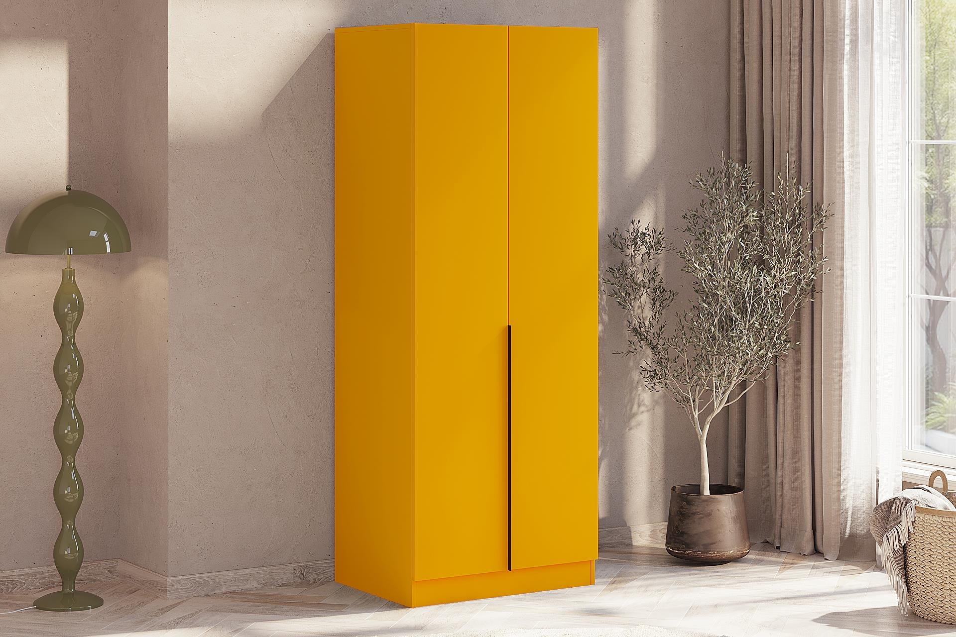Fua Gardırop Sarı 80 Cm