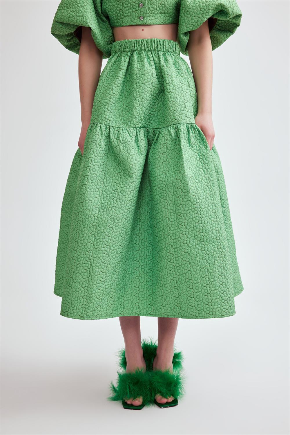 Vanessa Puff Midi Etek