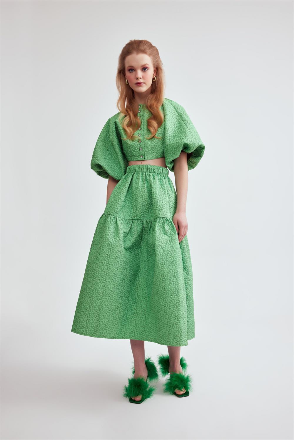 Vanessa Puff Midi Etek