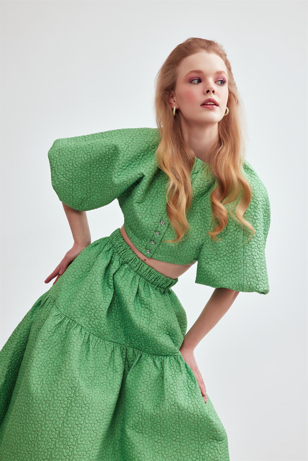 Vanessa Puff Midi Etek