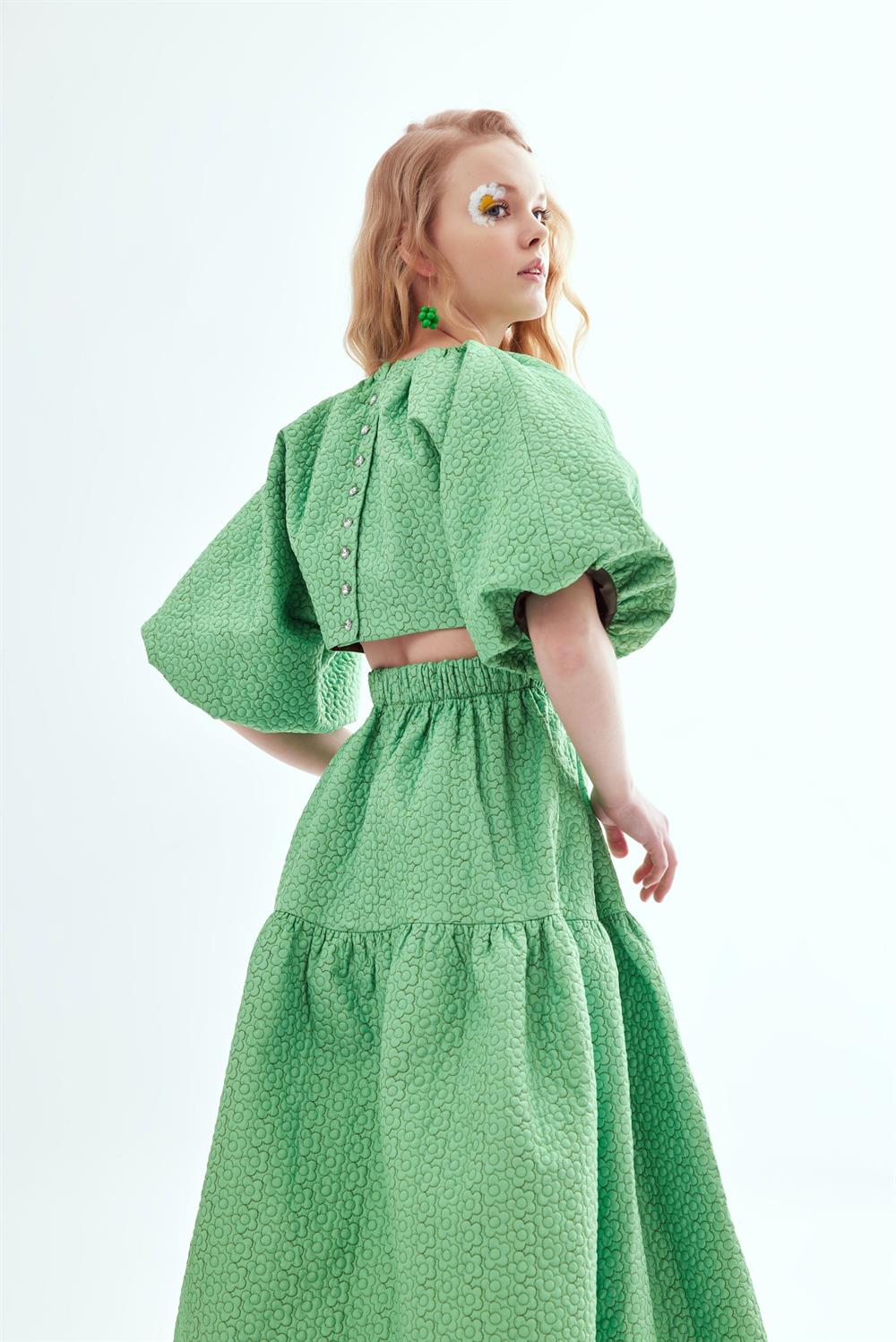 Vanessa Puff Midi Etek