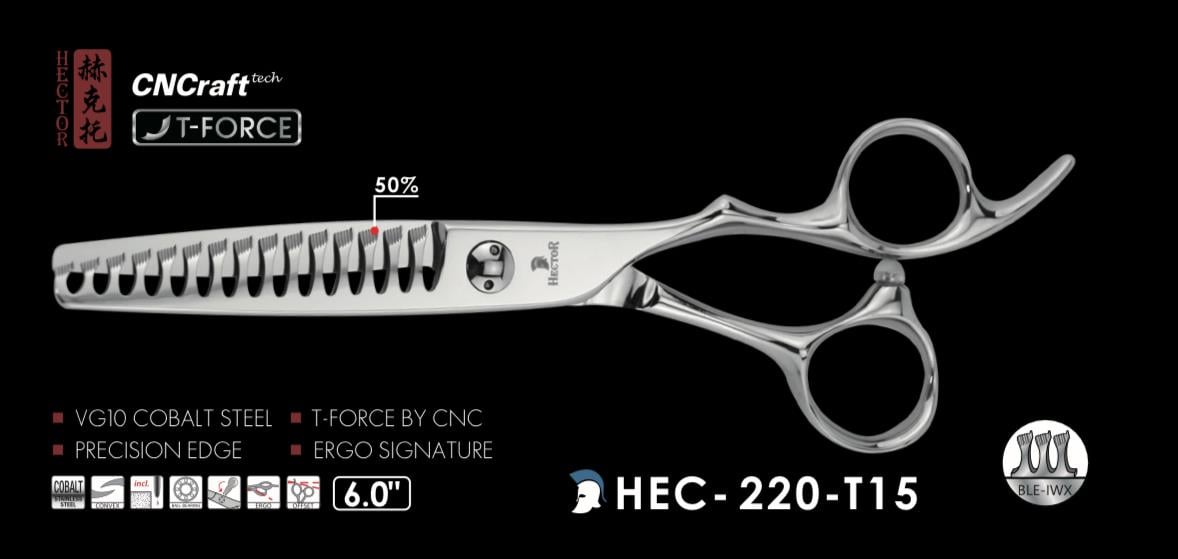 Hector 220 60 os T15 Saç Kesim Makası