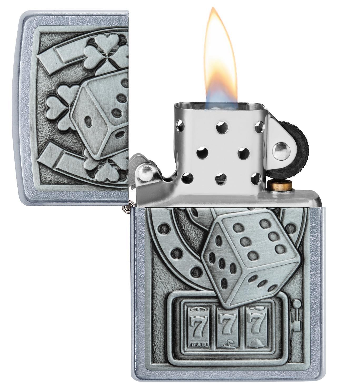 Zippo 207 Lucky Seven Emblem ÇAKMAK 49294-083353 (7-1)