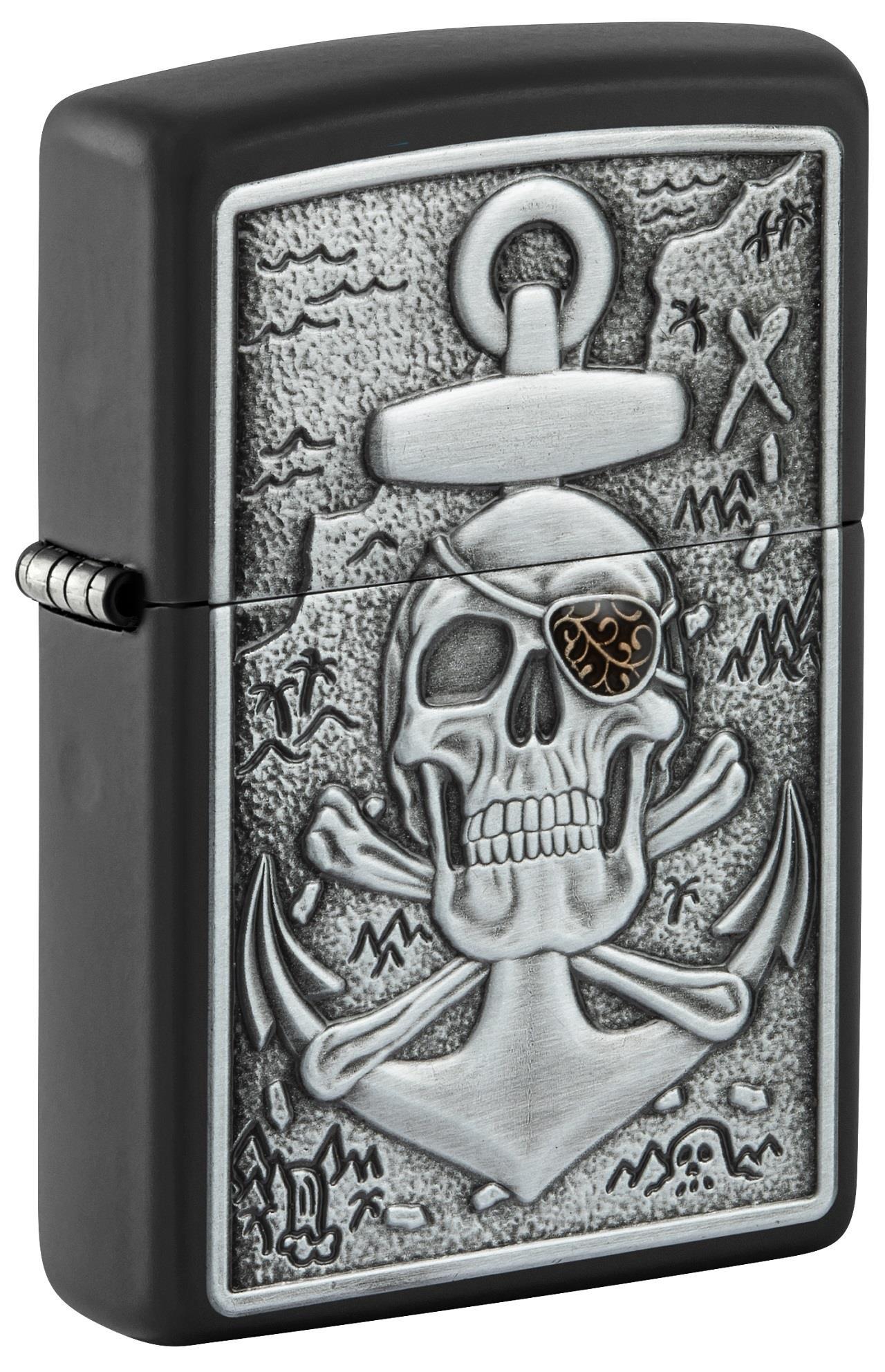 Zippo 218 Skull Anchor Emblem ÇAKMAK 48122-098031 (8-1)
