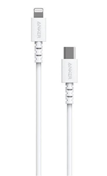 ANKER POWERLINE SELECT TYPE-C TO LIGHTNING MFI CABLE 0.9 WHITE