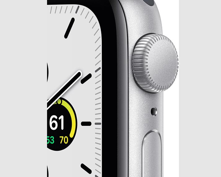 APPLE WATCH SE GPS 44MM SILVER CASE WITH BLUE SPORT BAND