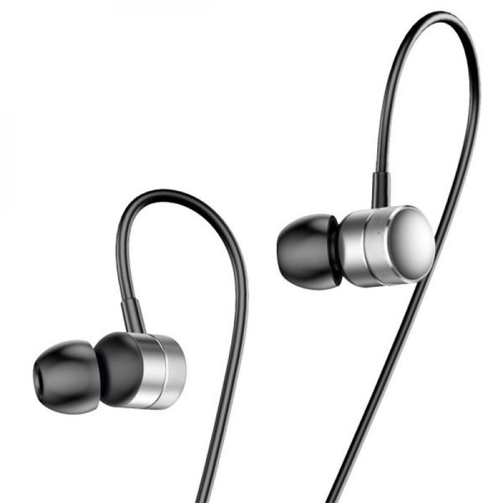 Baseus Encok Wire H04 3.5mm Kulakiçi Mikrofonlu Kulaklık-Gümüş