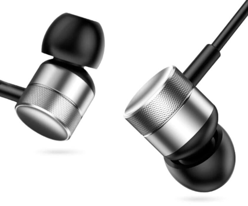 Baseus Encok Wire H04 3.5mm Kulakiçi Mikrofonlu Kulaklık-Gümüş