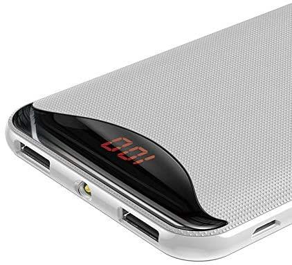 Baseus Gentleman 10.000 mAh LCD Display 2xUSB Powerbank-Beyaz