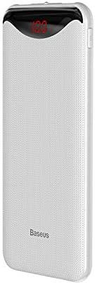 Baseus Gentleman 10.000 mAh LCD Display 2xUSB Powerbank-Beyaz