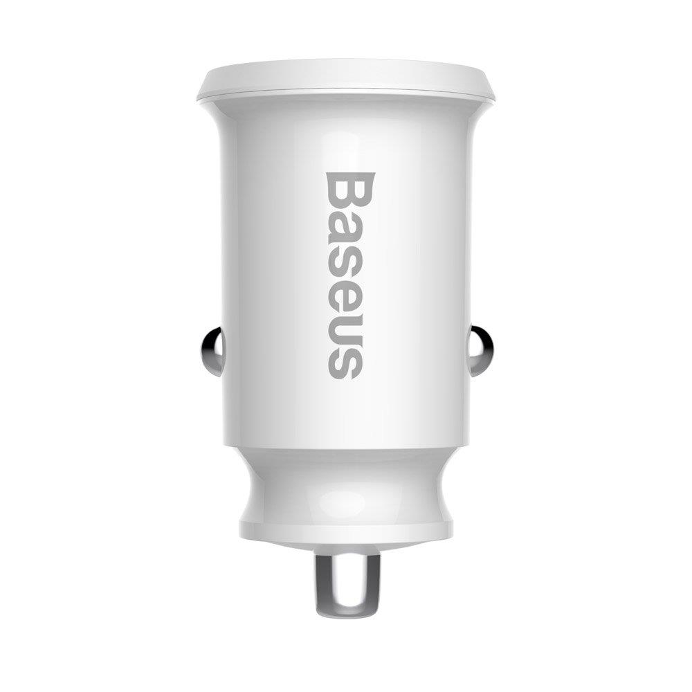 Baseus Grain 2xUSB 3.1A Araç Şarj Cihazı-Beyaz