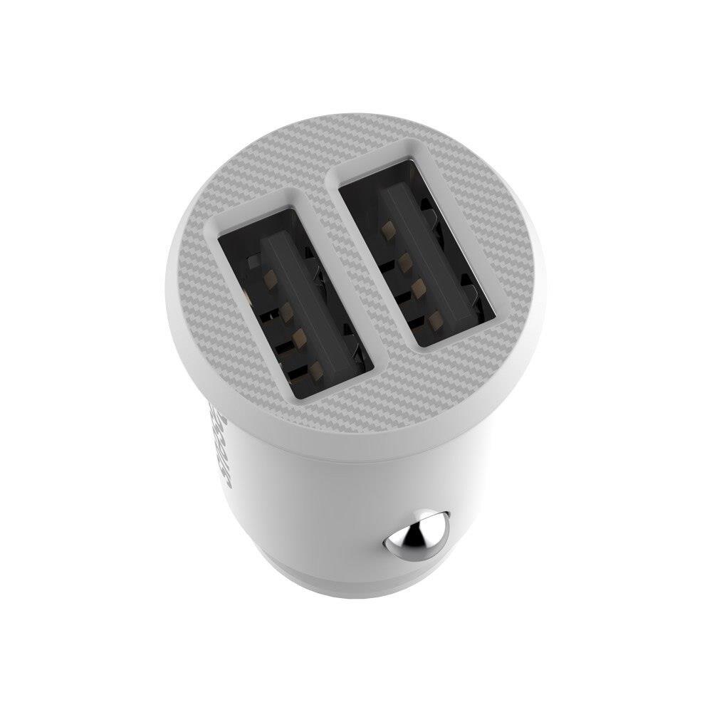 Baseus Grain 2xUSB 3.1A Araç Şarj Cihazı-Beyaz