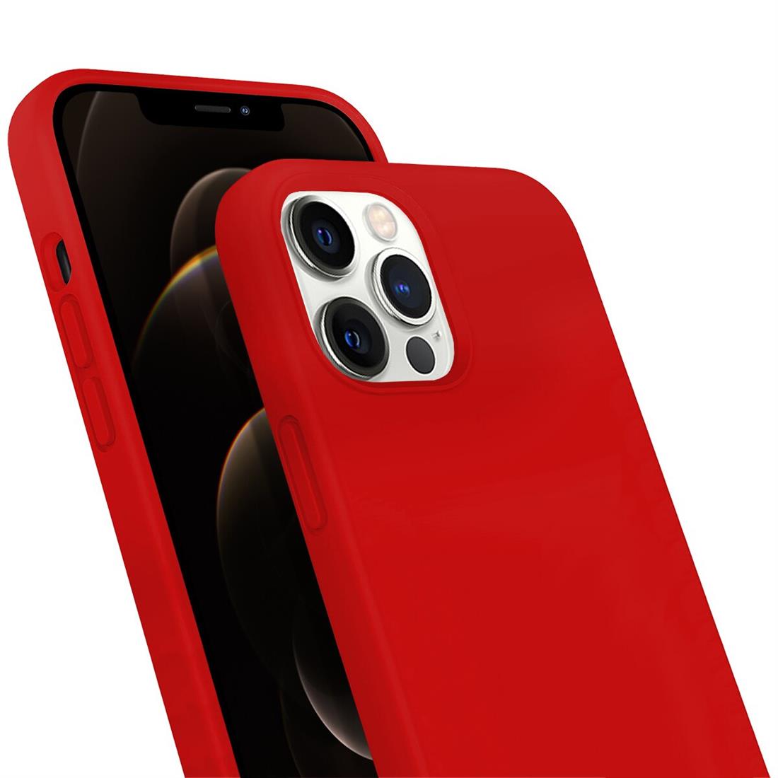 Buff İphone 12 Pro Max Rubber S Kılıf Red