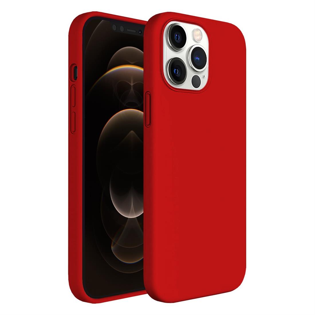 Buff İphone 12 Pro Max Rubber S Kılıf Red