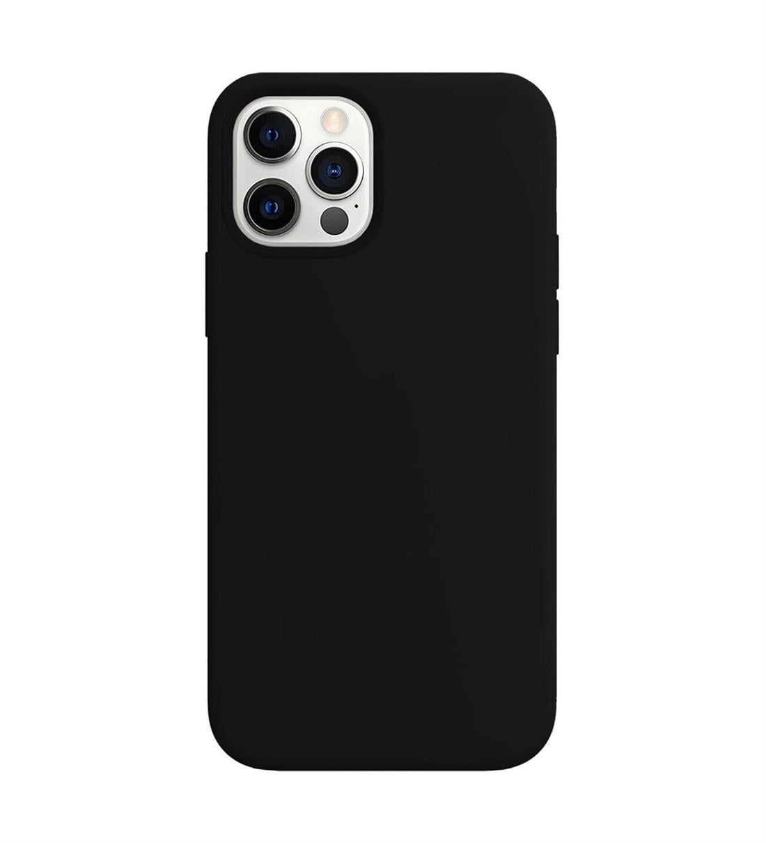 Buff iPhone 12 Pro Max Rubber S Kılıf Black