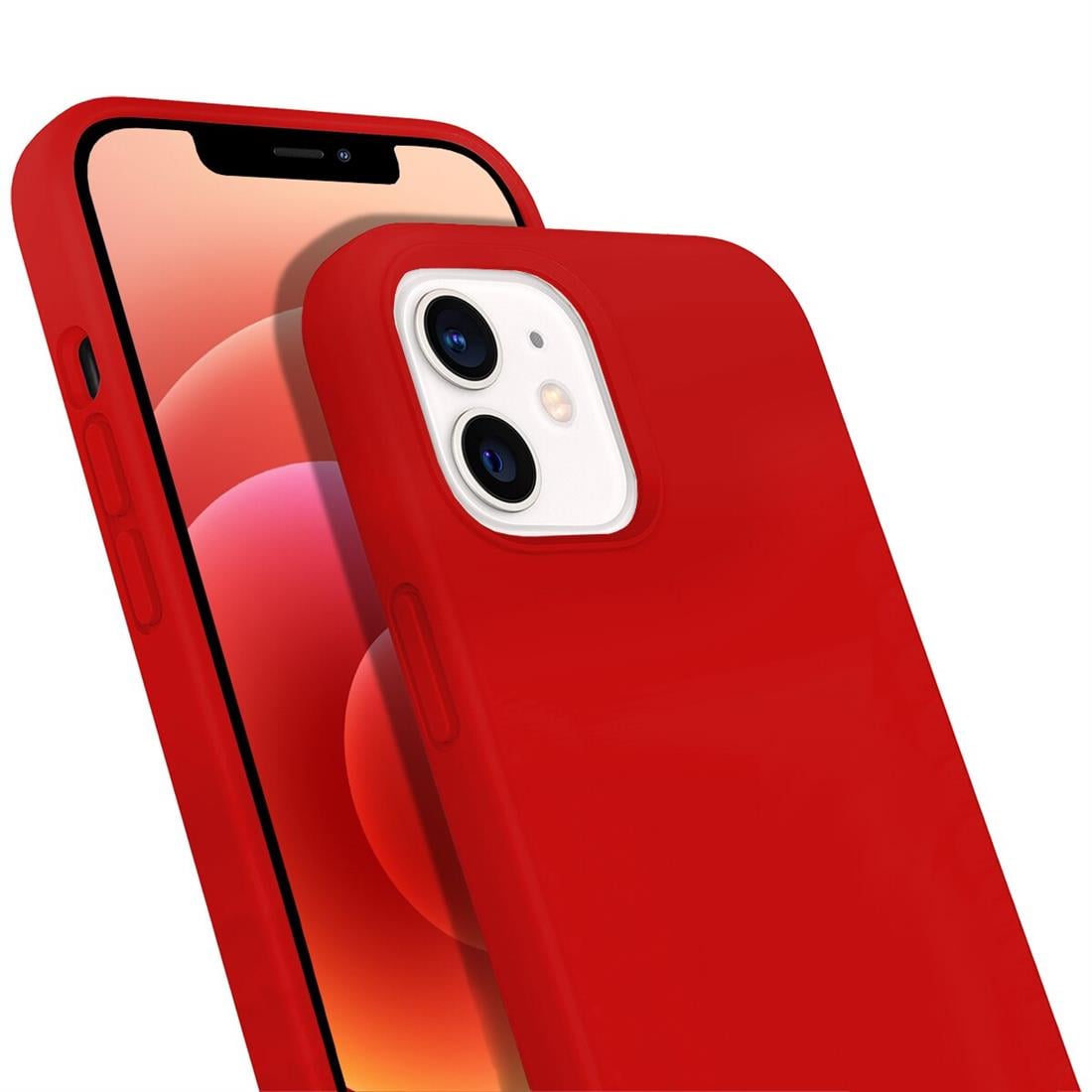 Buff iPhone 12/12 Pro Rubber S Kılıf Red
