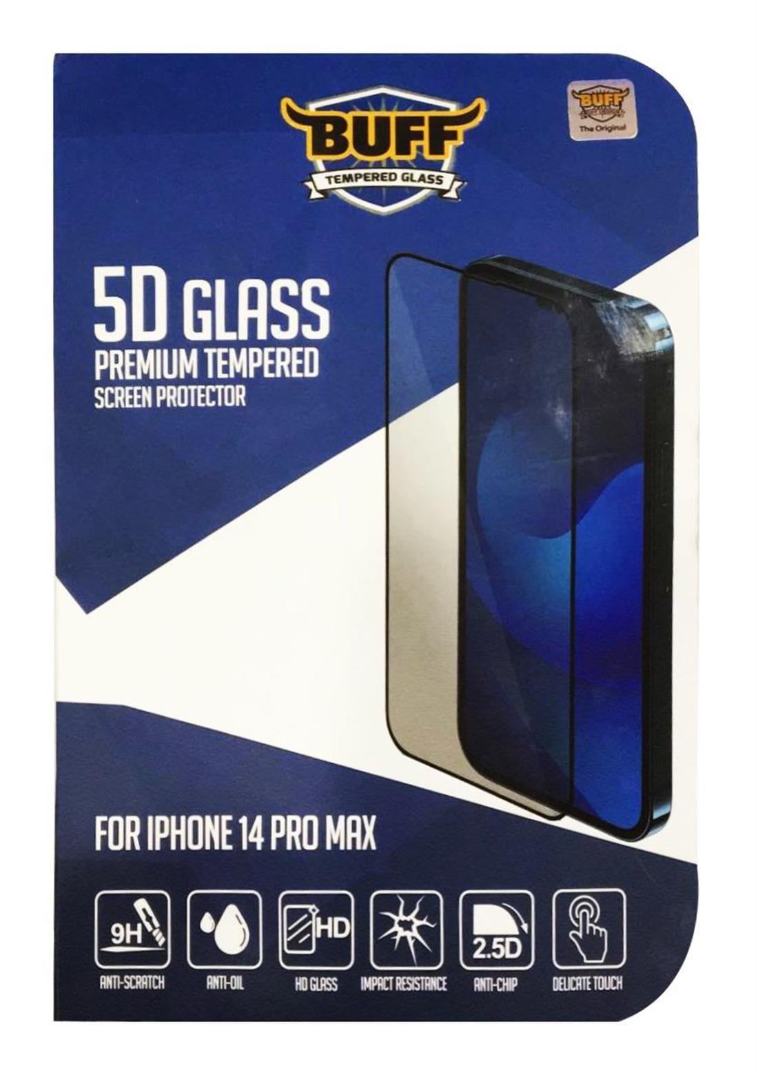 BUFF İPHONE 14 PRO MAX 5D GLASS EKRAN KORUYUCU