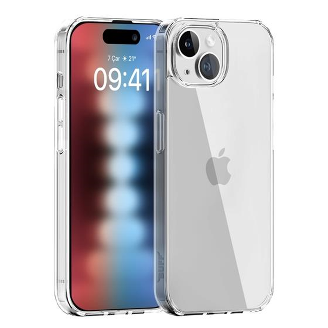 Buff iPhone 15 Air Hybrid Kılıf Crystal Clear