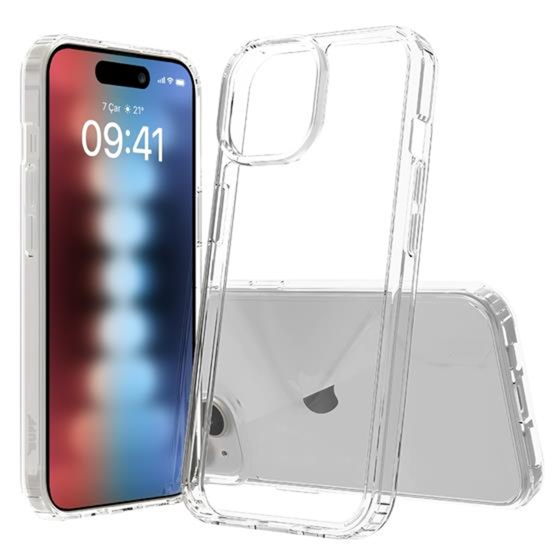 Buff iPhone 15 Air Hybrid Kılıf Crystal Clear
