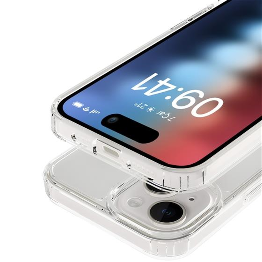 Buff iPhone 15 Air Hybrid Kılıf Crystal Clear