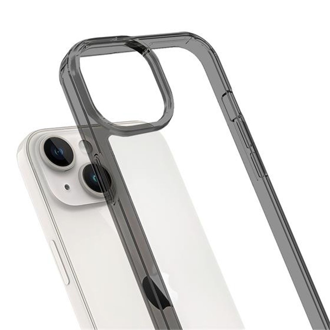 Buff iPhone 15 Air Hybrid Kılıf Smoke Black