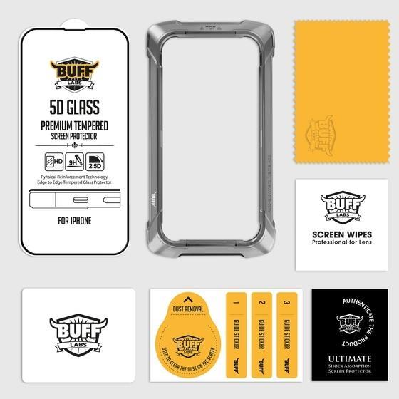 Buff iPhone 15 Pro 5D Glass Ekran Koruyucu