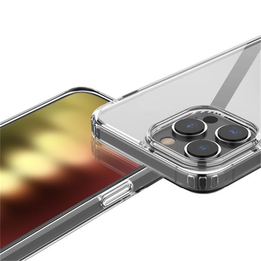 Buff iPhone 15 Pro Air Hybrid Kılıf Crystal Clear