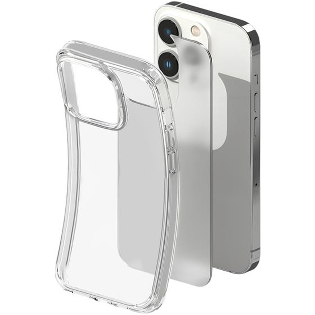Buff iPhone 15 Pro Air Hybrid Kılıf Crystal Clear