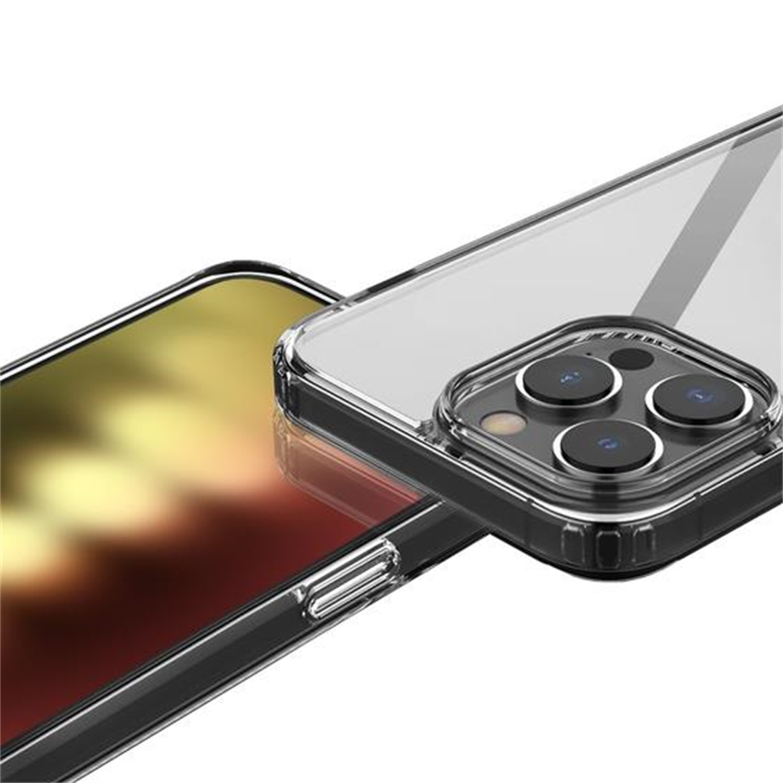 Buff iPhone 15 Pro Air Hybrid Kılıf Smoke Black