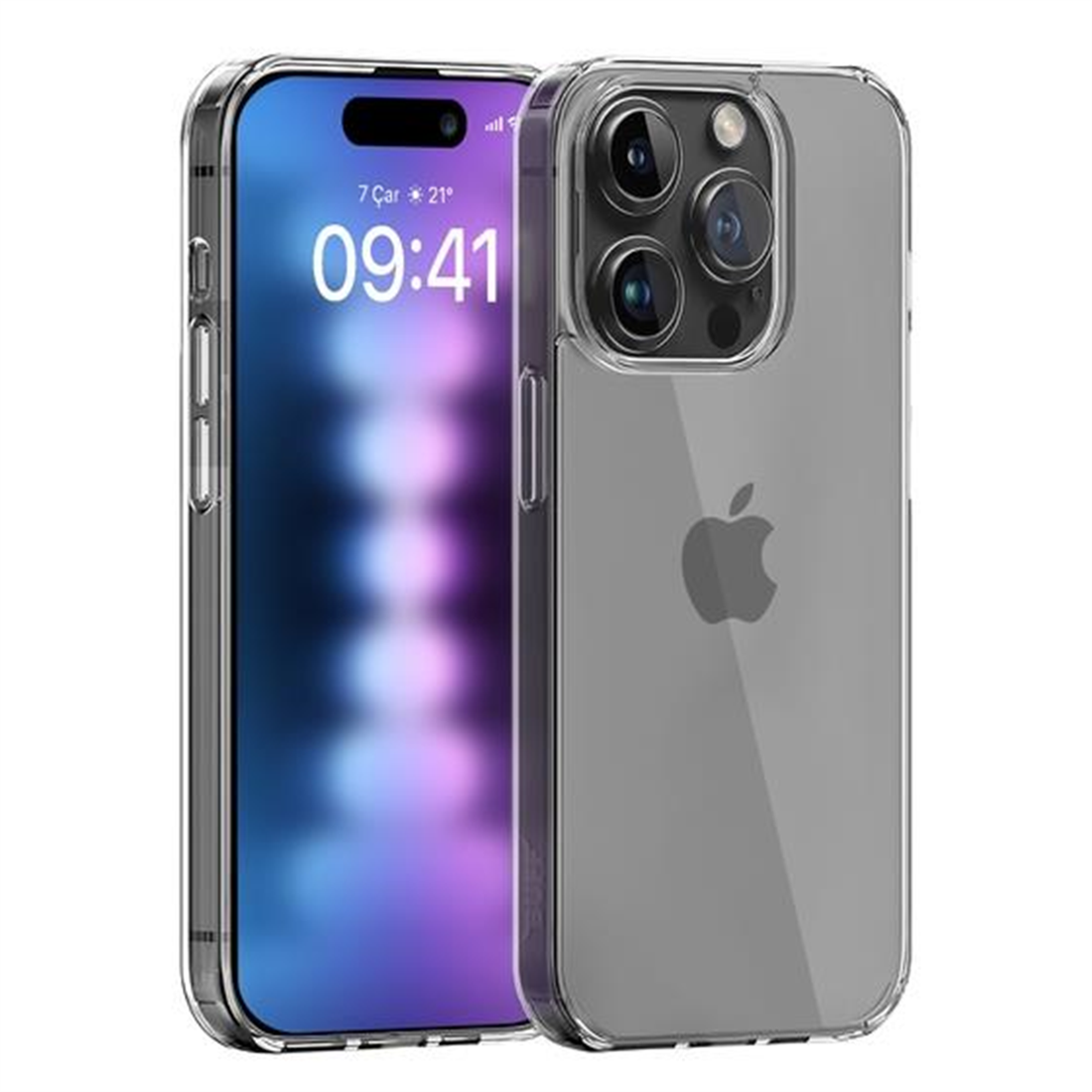 Buff iPhone 15 Pro Max Air Hybrid Kılıf Crystal Clear