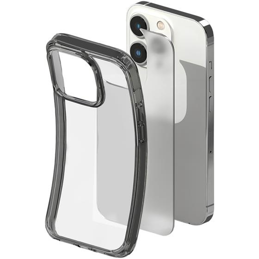 Buff iPhone 15 Pro Max Air Hybrid Kılıf Smoke Black