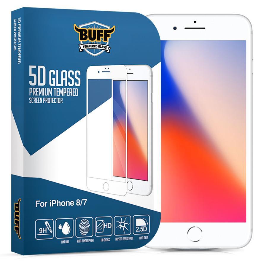 Buff iPhone 8 5D Beyaz