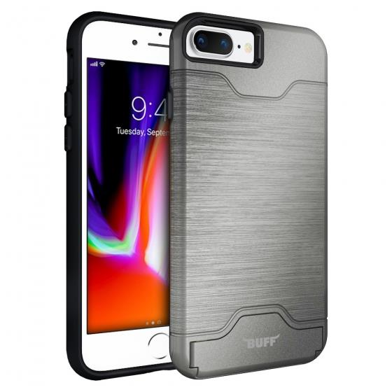 Buff iPhone 8 Plus Slim Folder Silver