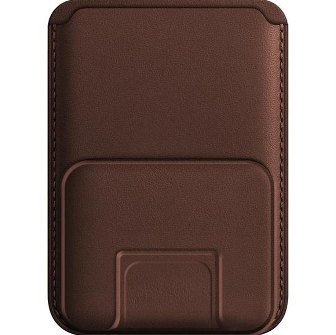 Buff iPhone WalletMag Stand Deri Cüzdan Umber