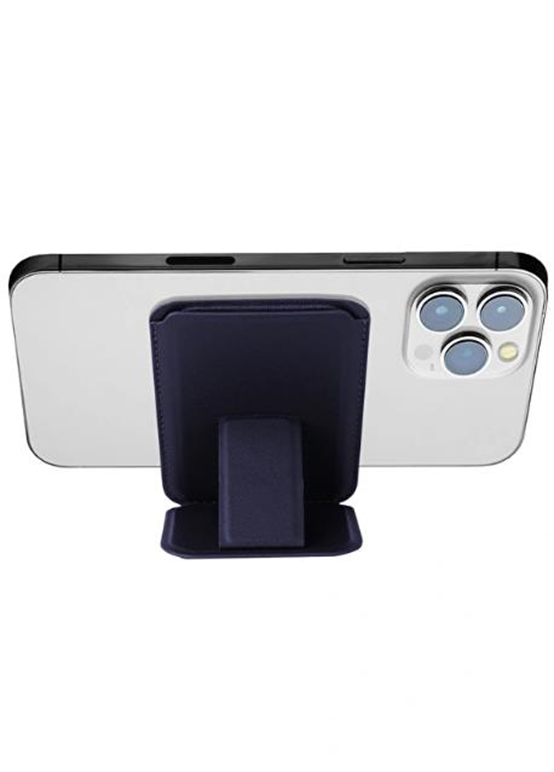 Buff iPhone WalletMag Stand Deri Cüzdan Purple