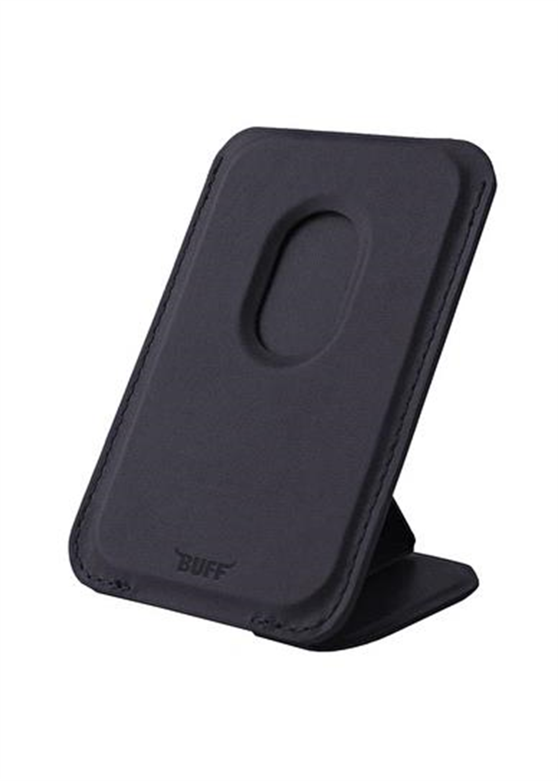 Buff iPhone WalletMag Stand Deri Cüzdan Purple