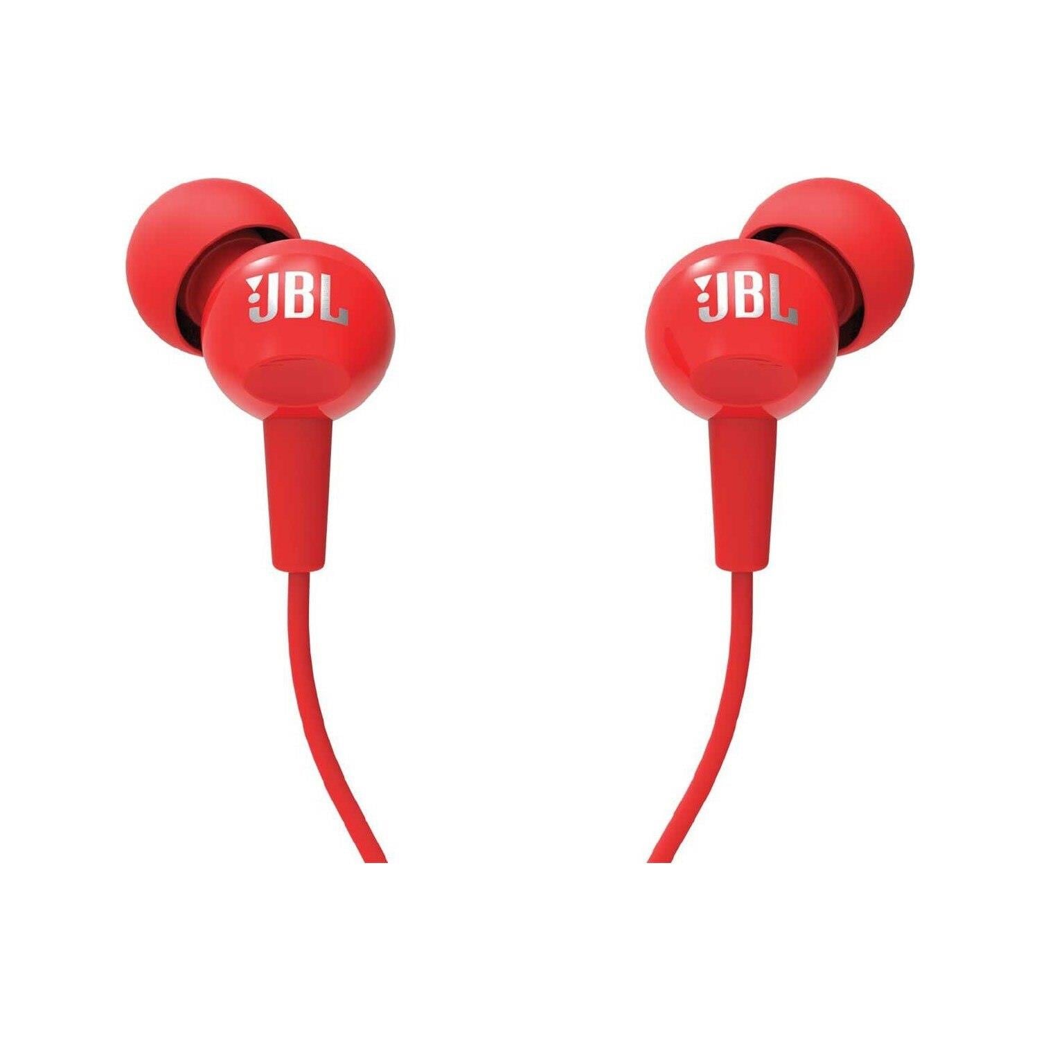 JBL C100SI, EARPHONE, CT, IE, RED