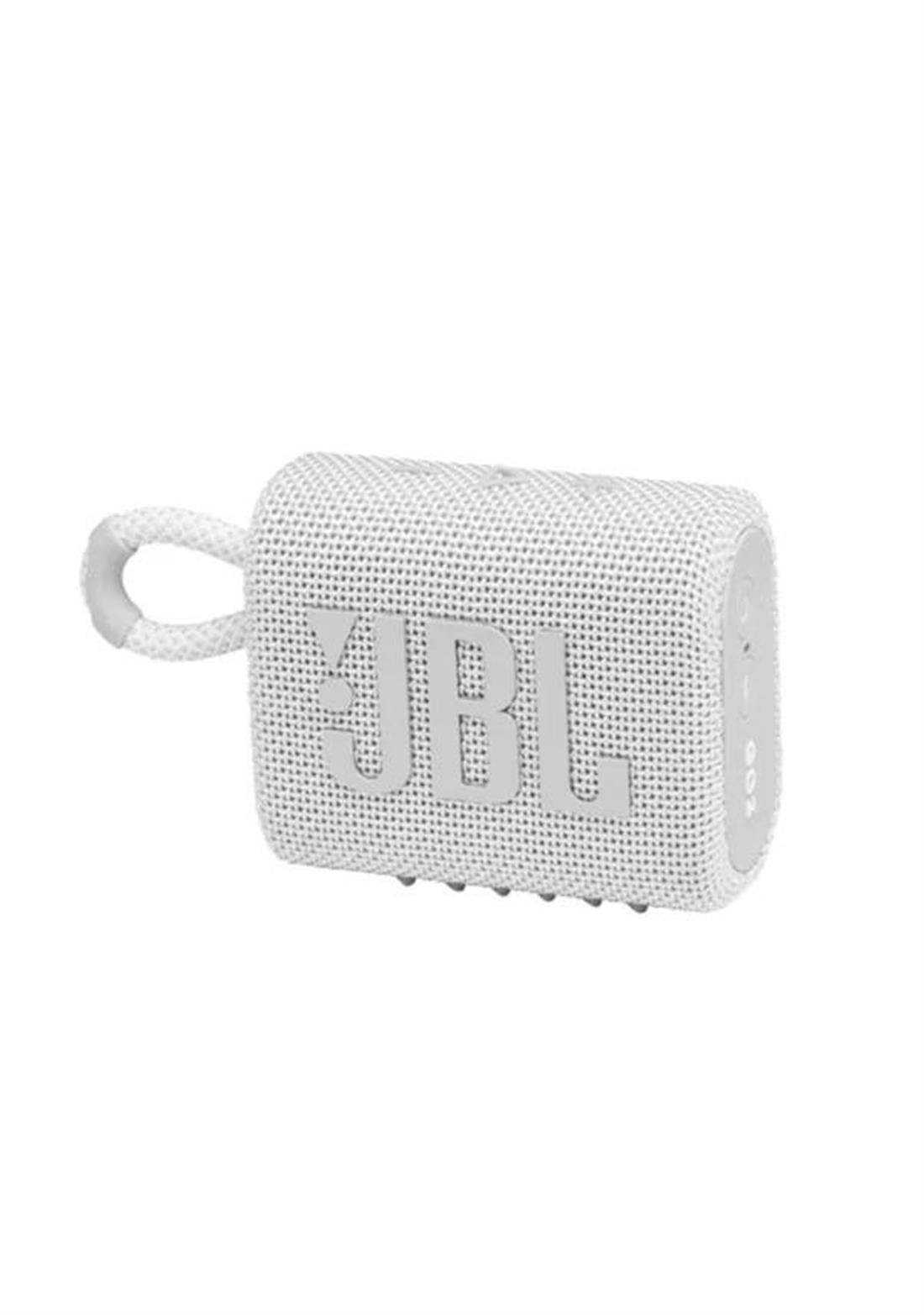JBL GO3 BLUETOOTH SPEAKER WHITE