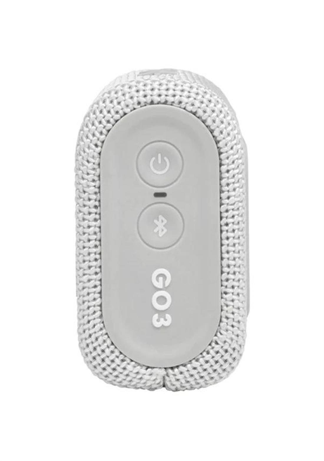 JBL GO3 BLUETOOTH SPEAKER WHITE