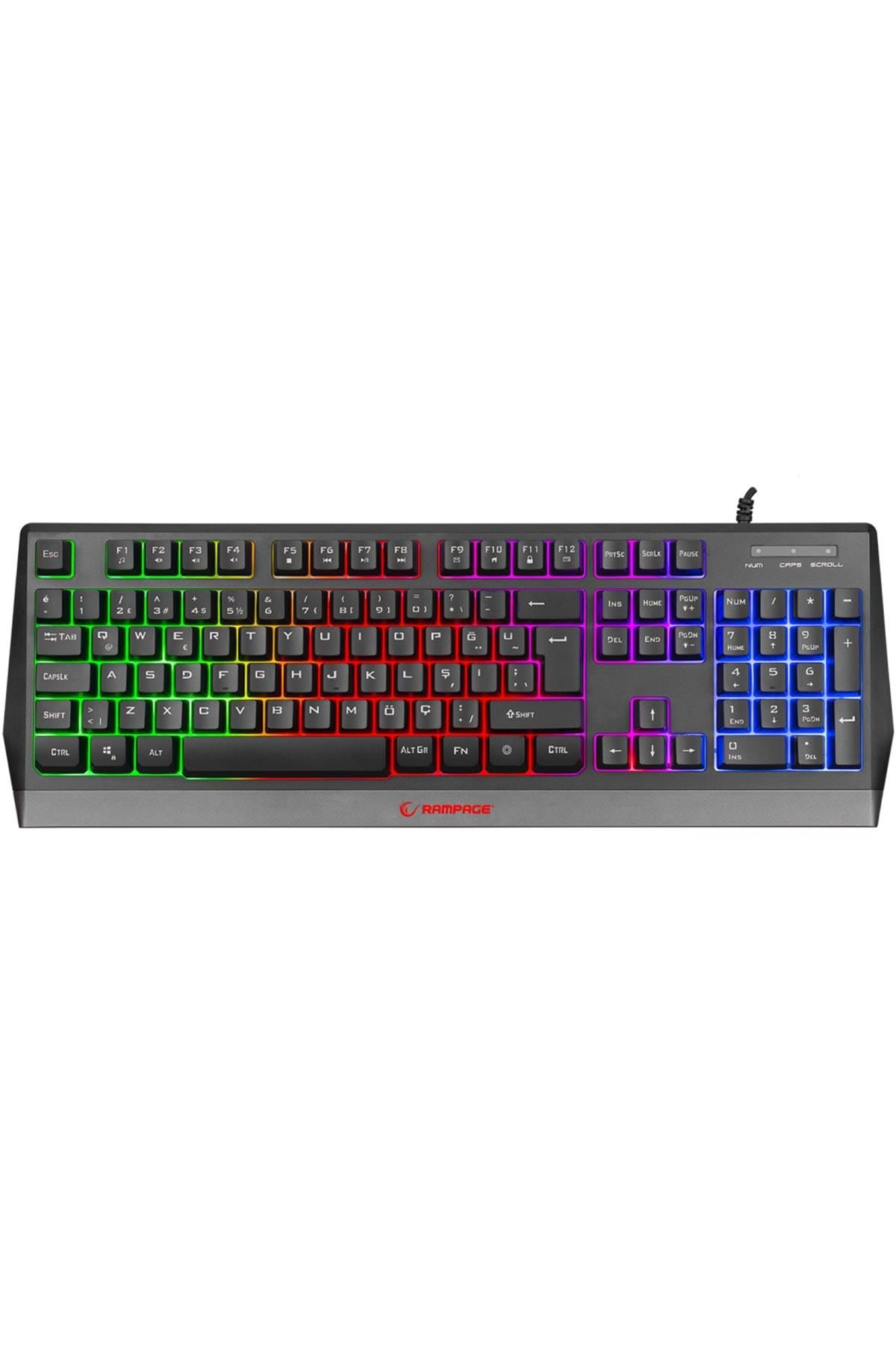 Rampage KB- R52 STYLERainbow Aydınlatmalı Gaming Oyuncu Klavyesi