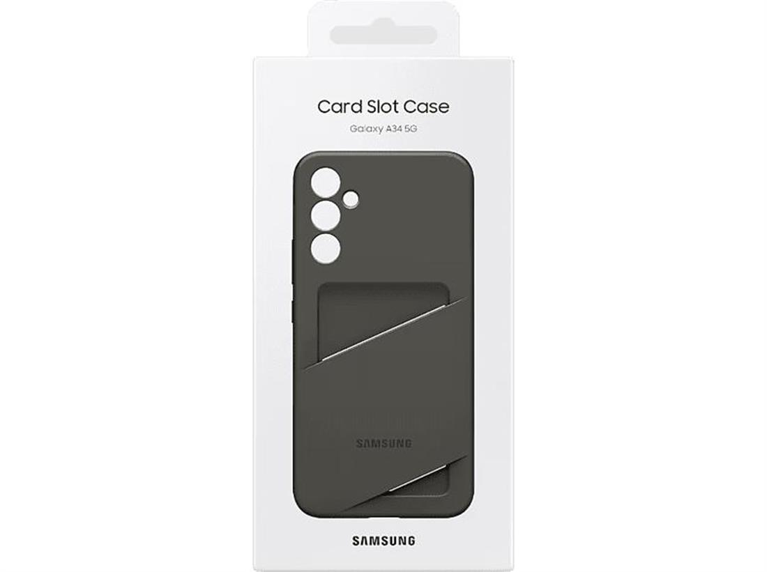 SAMSUNG GALAXY A34 KART YUVALI KILIF-BLACK
