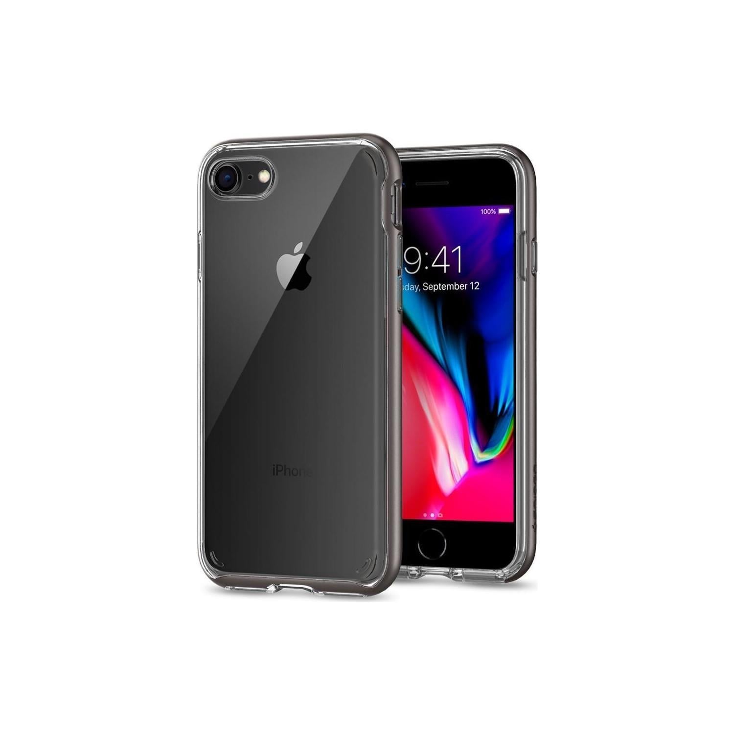 Spigen ,iPhone 7/8 Plus Kılıf,  Crystal H ybrid Black