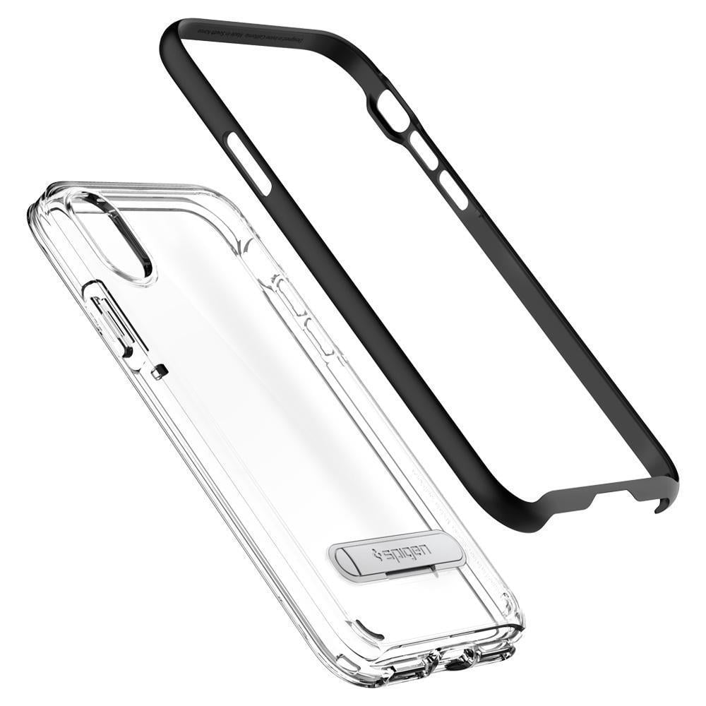 Spigen ,iPhone 7/8 Plus Kılıf,  Crystal H ybrid Black