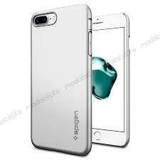 Spigen ,iPhone 7/8 Plus Kılıf,  Thin Fit Ultra İnce Satin Silver