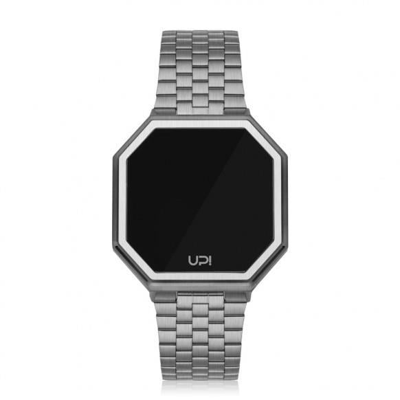 UPWATCH BAYAN KOL SAATİ EDGE BIG SWAROVSKI SILVER