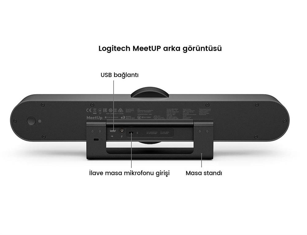 Logitech MeetUp 4K Konferans Kamerası 960-001102