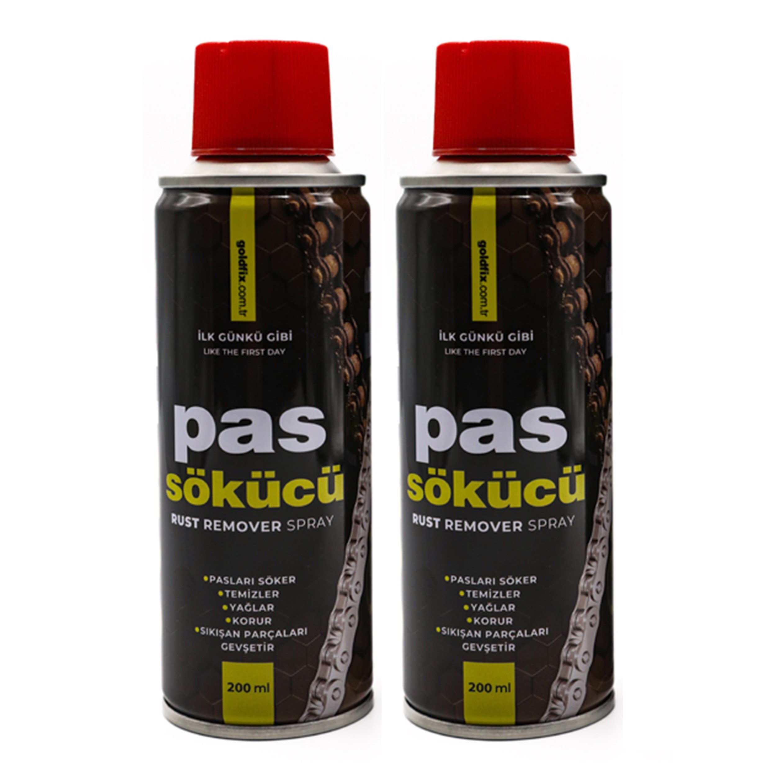 2 ADET GOLDFİX PAS SÖKÜCÜ SPREY 200ML