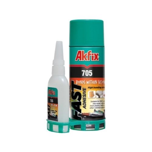 Akfix 705 MDF Hızlı Yapıştırıcı 200 ml + 50 gr Tekli